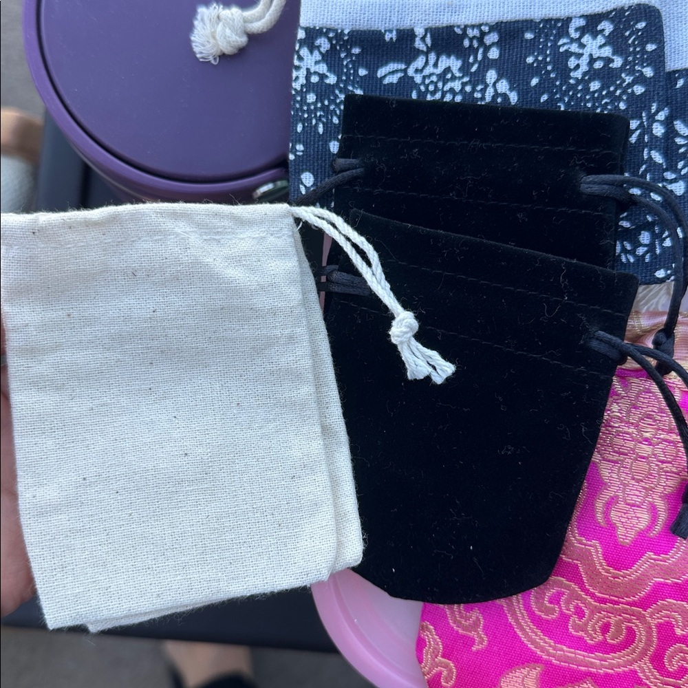 Assorted Drawstring Pouches Set - Picture 2 of 5